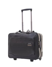 SAVIO LEATHER IV ROLLING TOTE